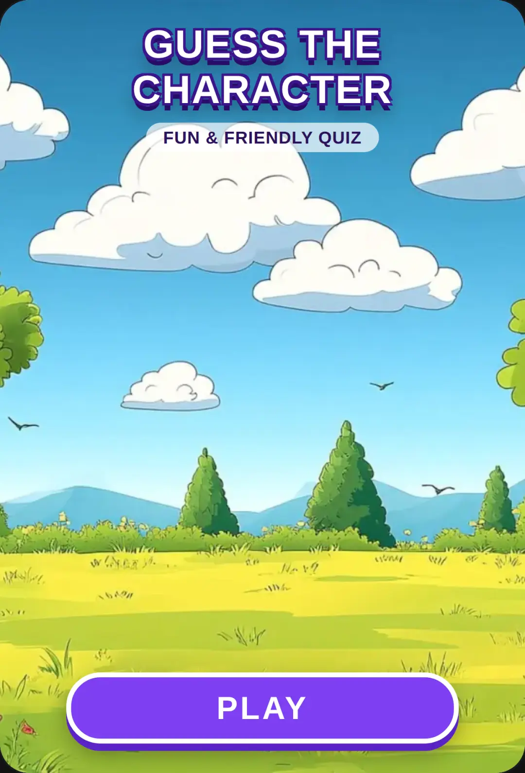 GUESS THE CHARACTER cover