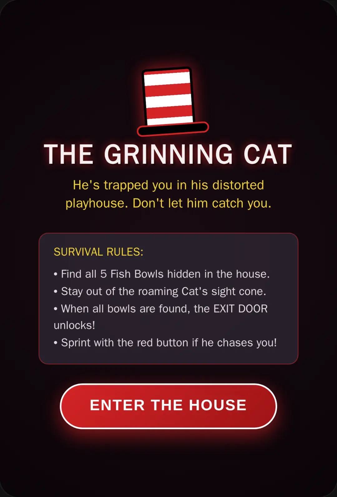 The Grinning Hat: Horror Survival cover