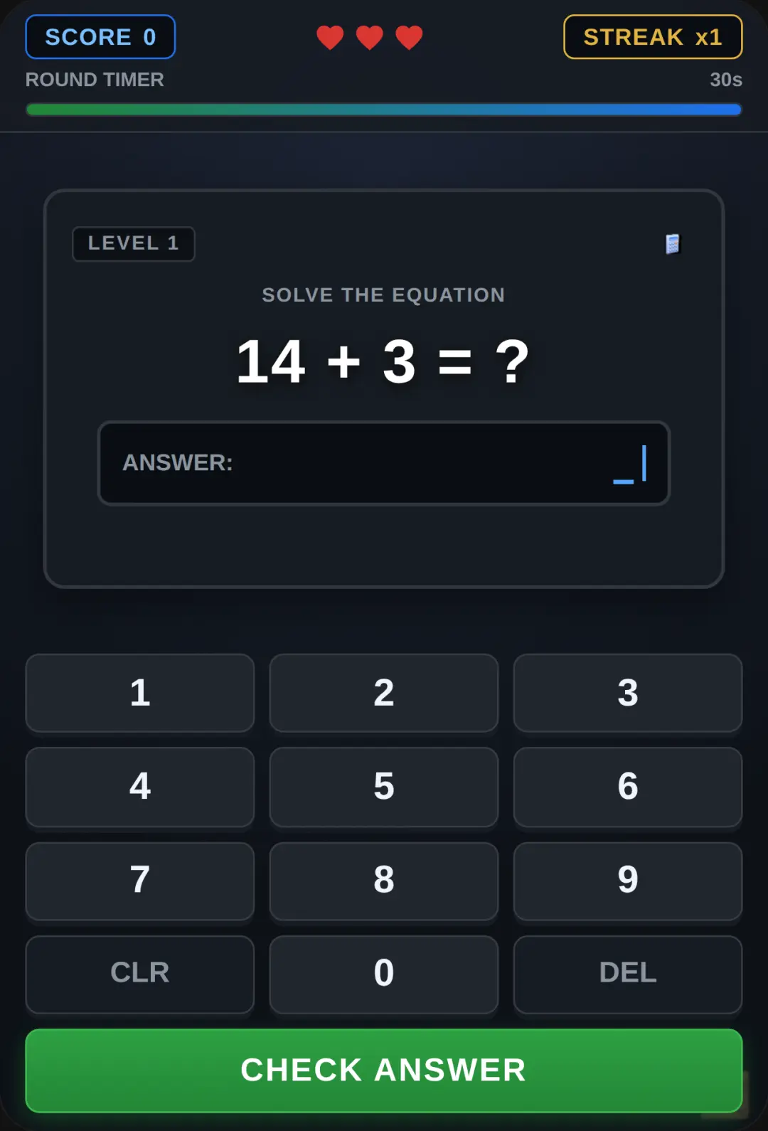 Numbers Game: Strict Math Arcade cover