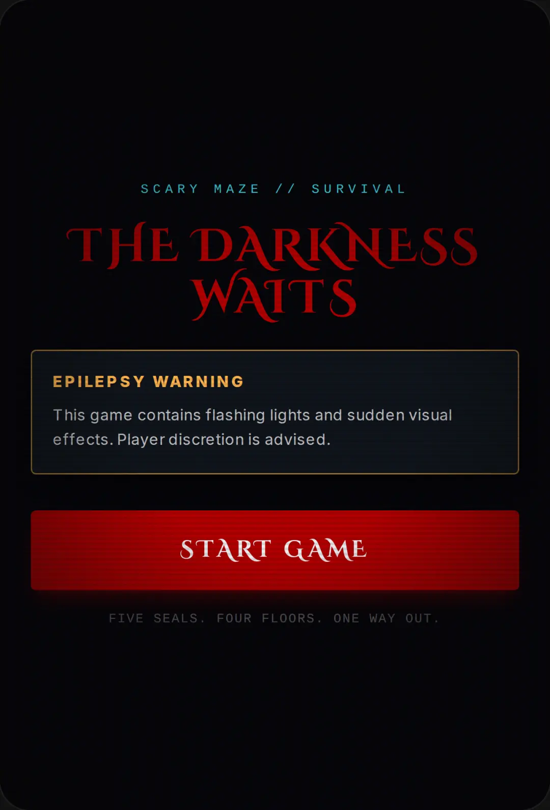Maze horror [LIGHTS] cover