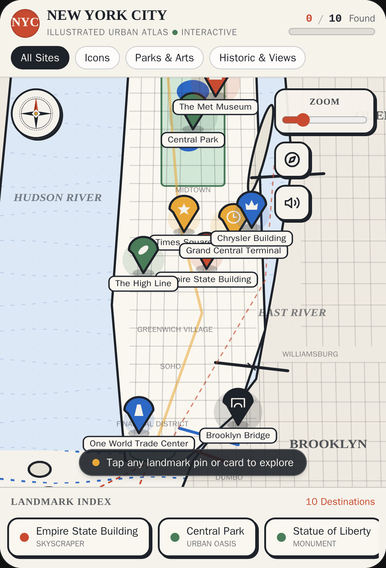 New York City · Illustrated Map cover
