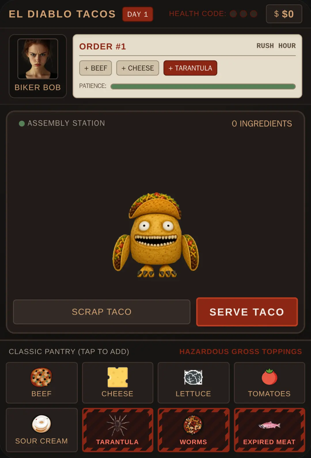 El Diablo Tacos - Gross and Crunchy cover