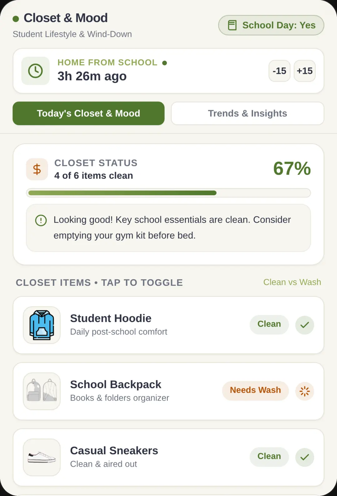 Closet & Mood Tracker cover