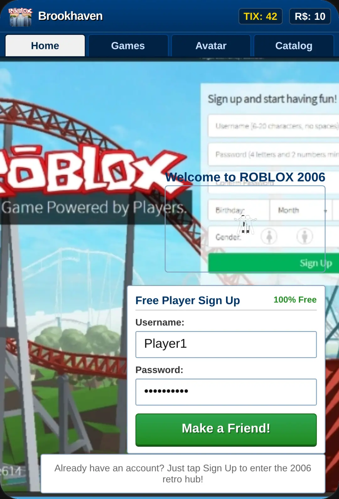 Brookhaven - Classic ROBLOX 2006 Hub & Mini-Games cover