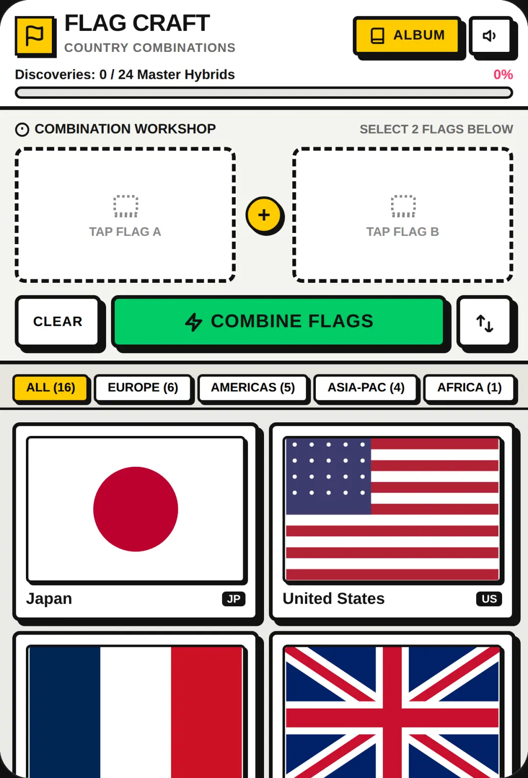 Flag Craft: Country Flags Combinations cover