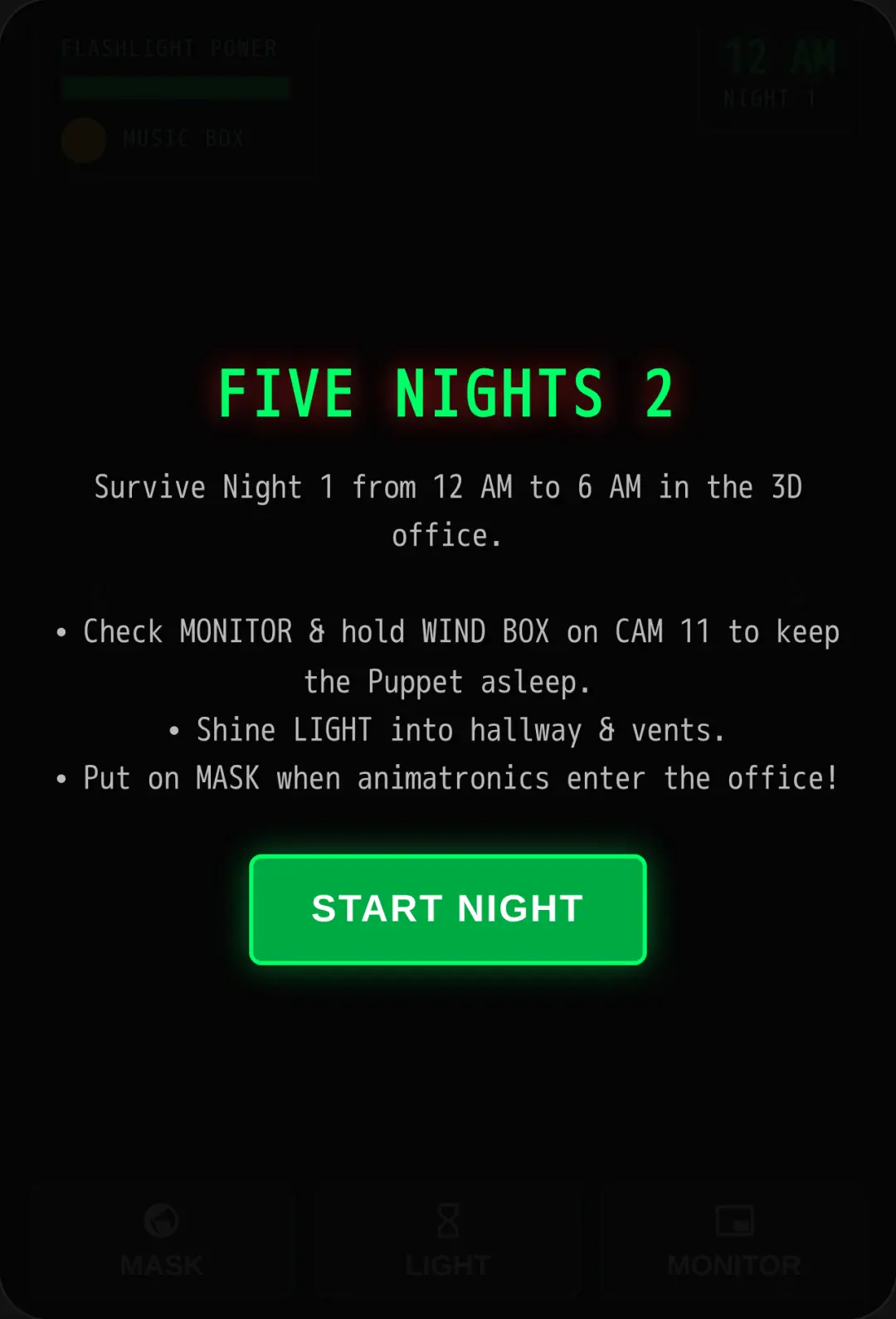 Five Nights at Freddy's 2 - 3D this was stress ful cover