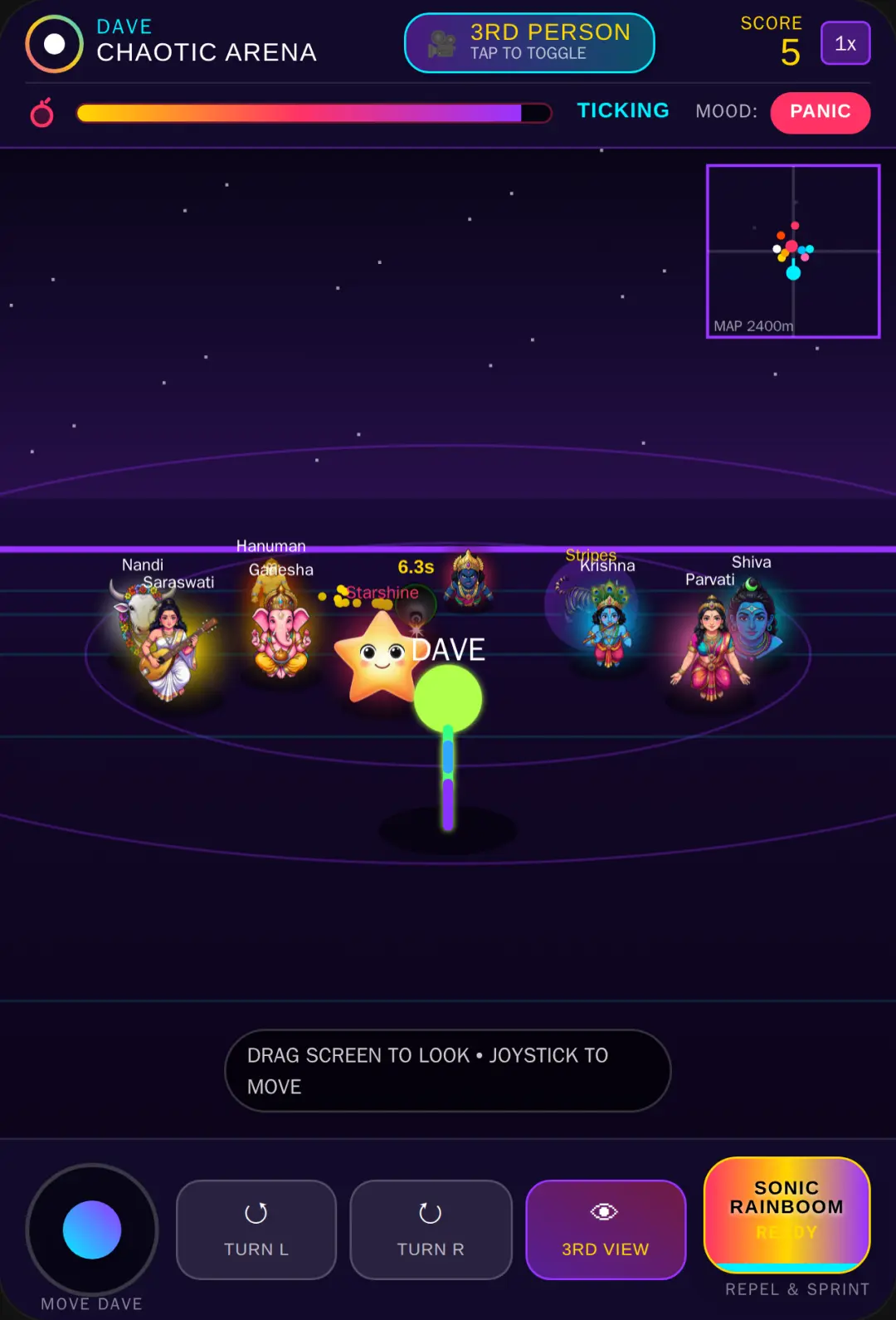 Chaotic Bomb Arena: Dave & The Deities & The OCs cover
