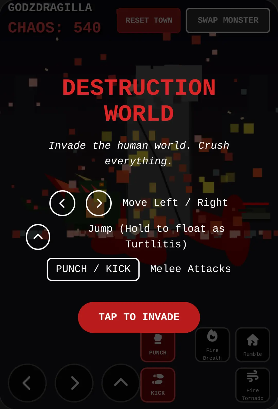 Monster Rampage: Pixel Gore cover