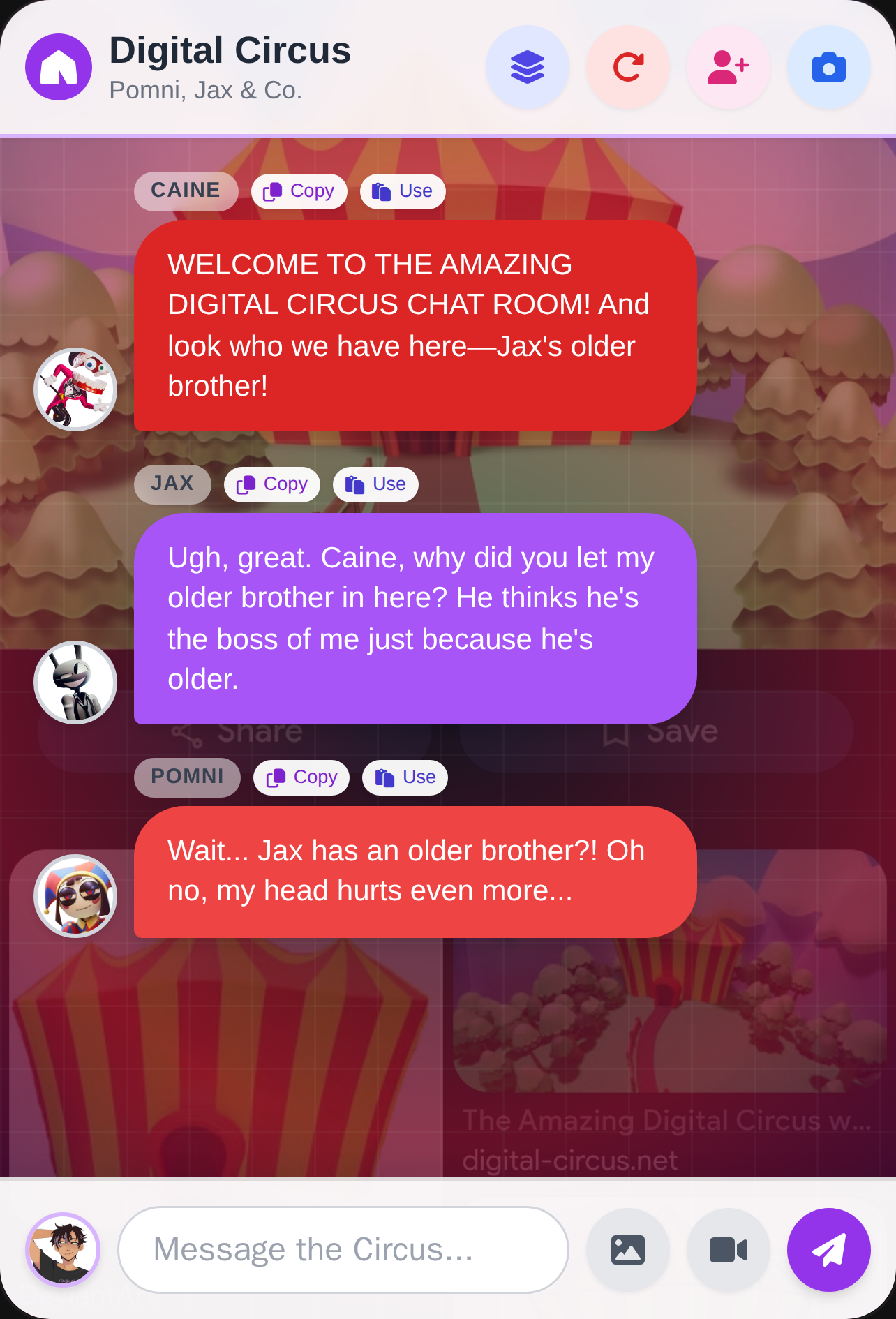 Digital Circus Chat cover