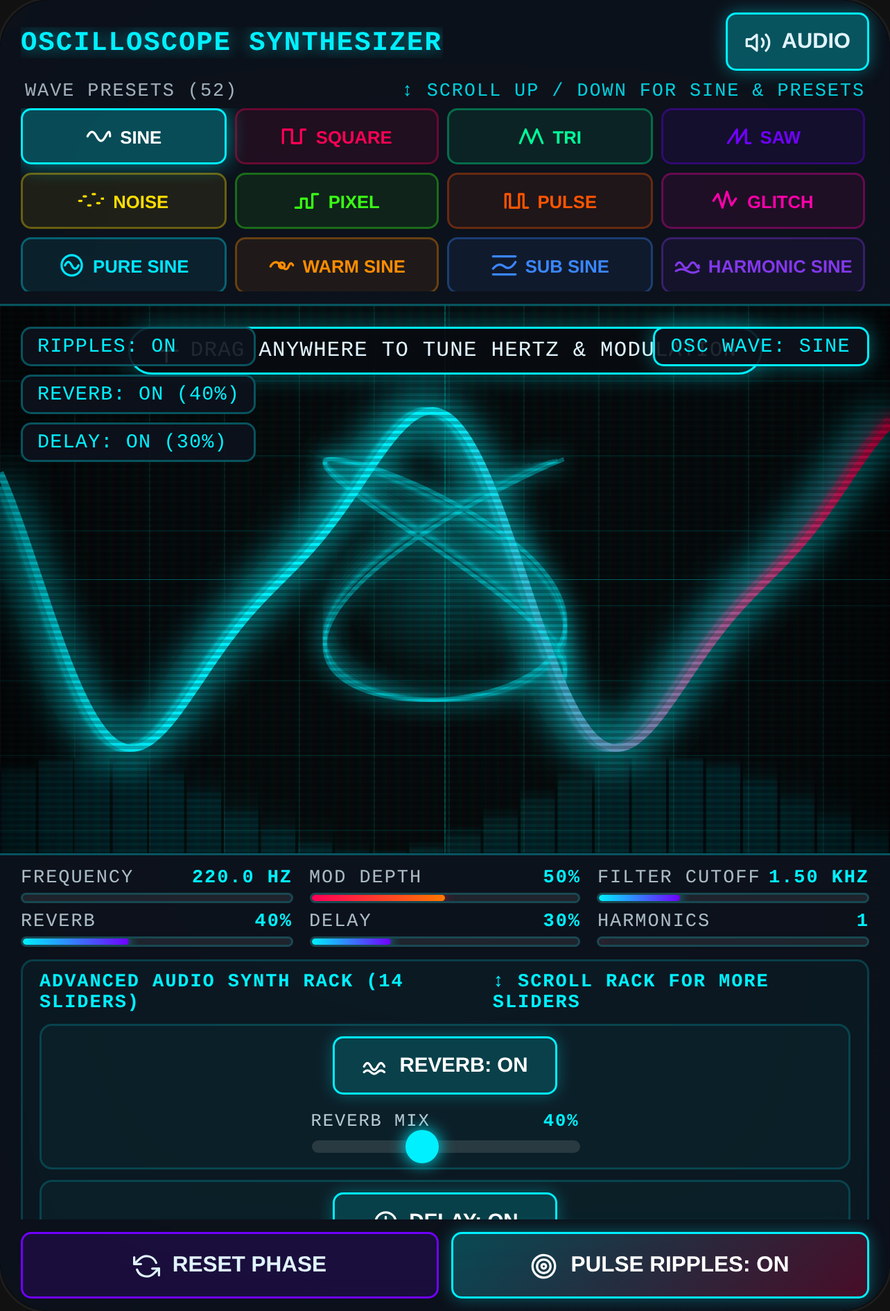 Oscilloscope Frequency Synthesizer cover