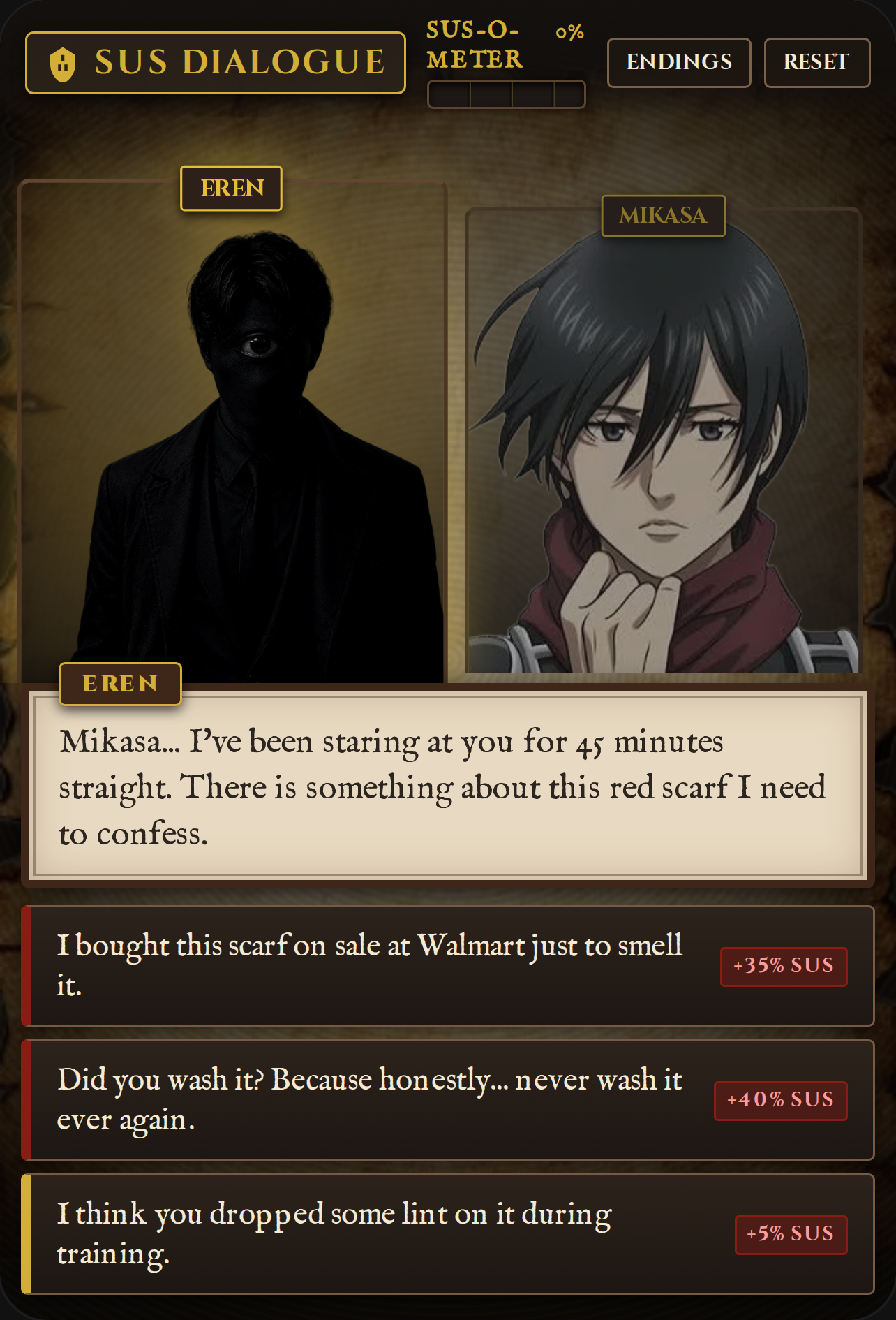 Eren's Sus Confession cover