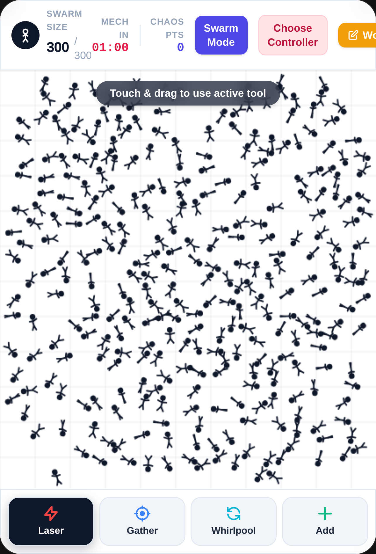 Stickman Swarm - Wii Shop Aquarium cover