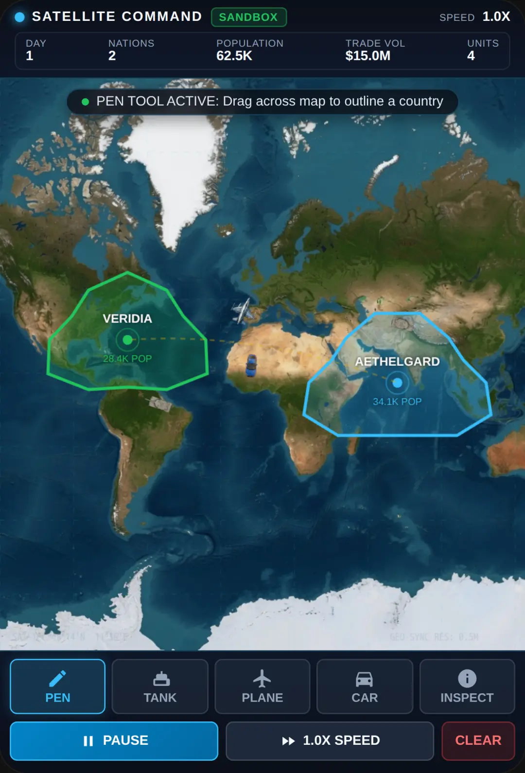 Satellite Map Command cover