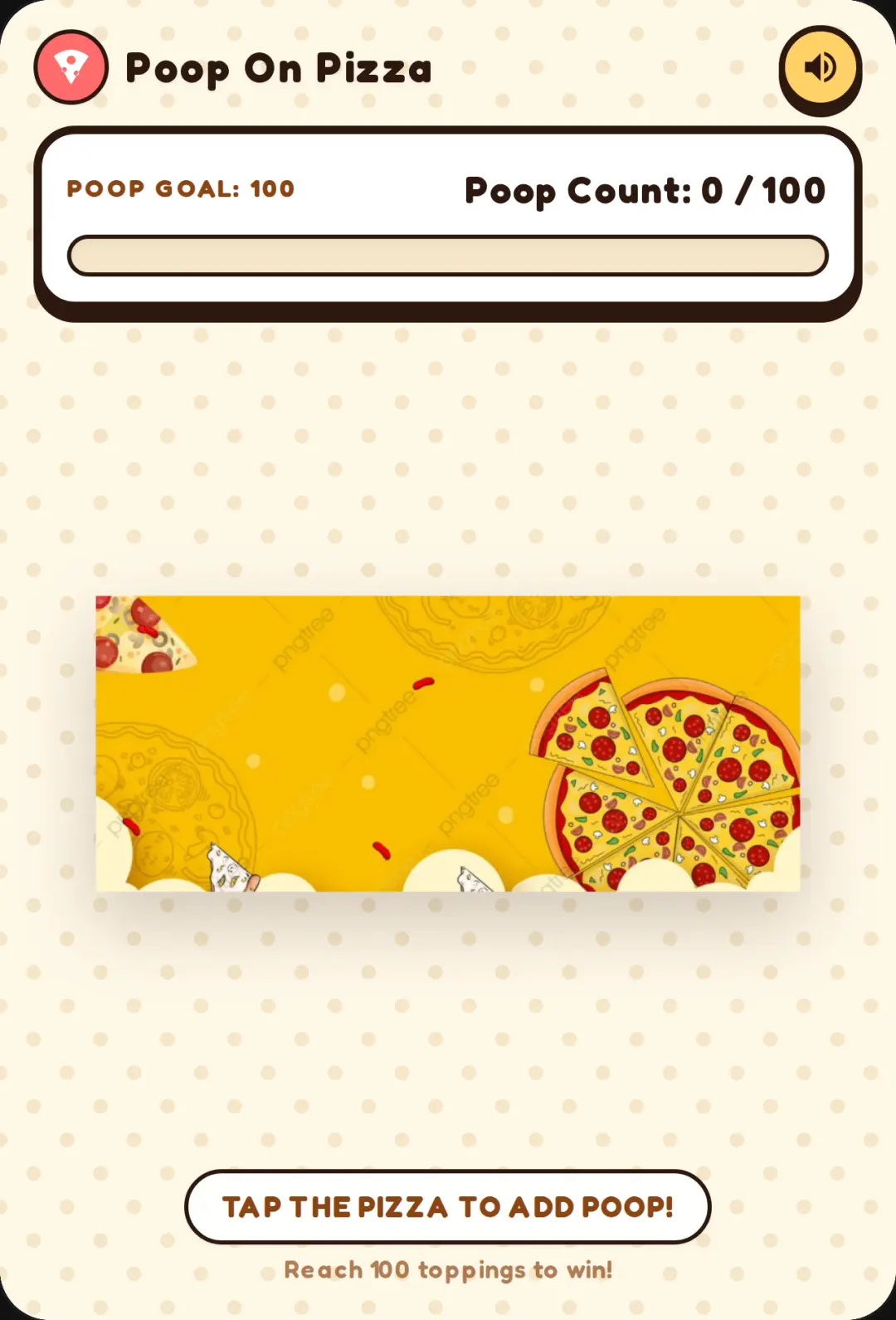 Poopy pizza game cover