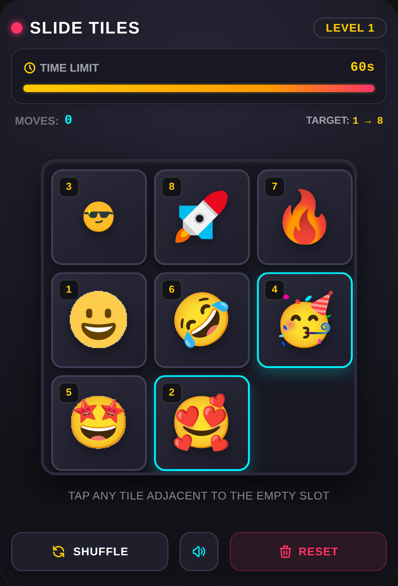 Emoji Slide Puzzle cover