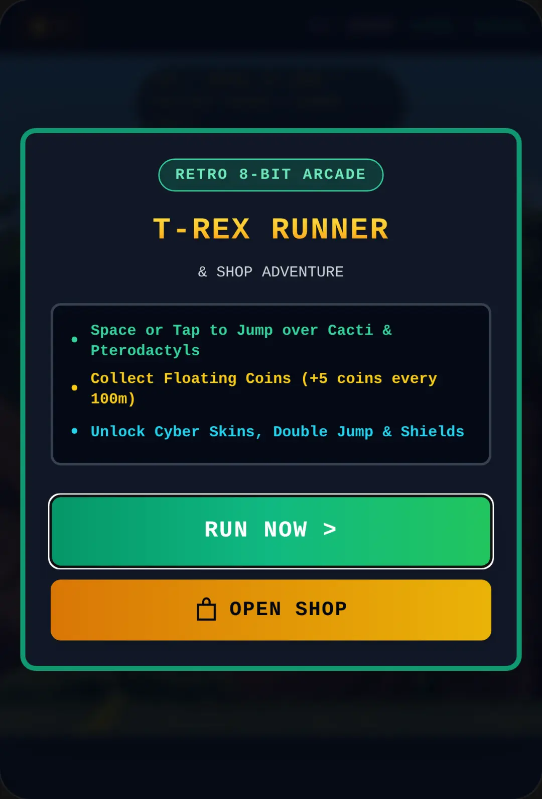 T-Rex Runner & Shop Adventure cover