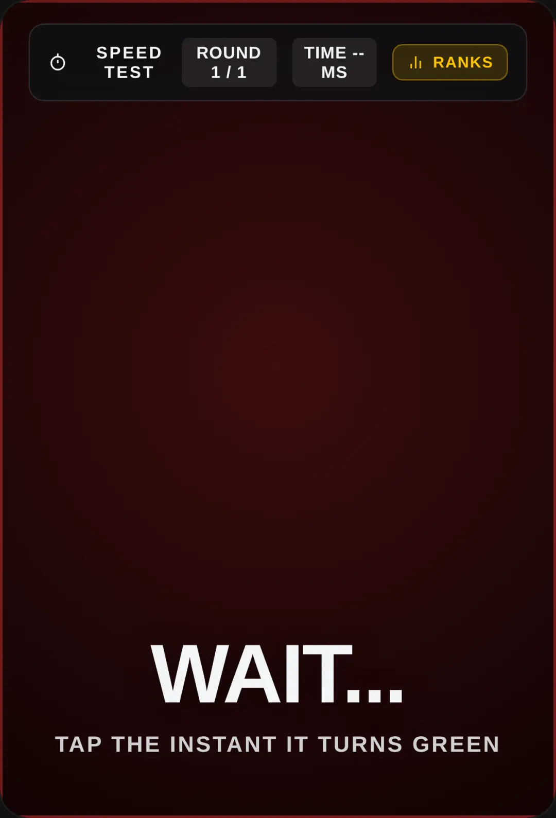 Speed Test - Reaction Time cover