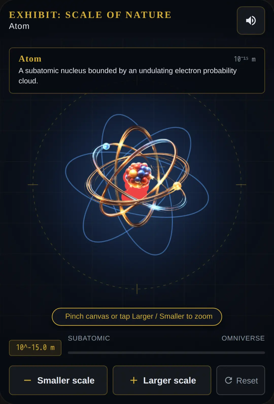 Infinite Zoom — Cosmic Scale Exhibit cover