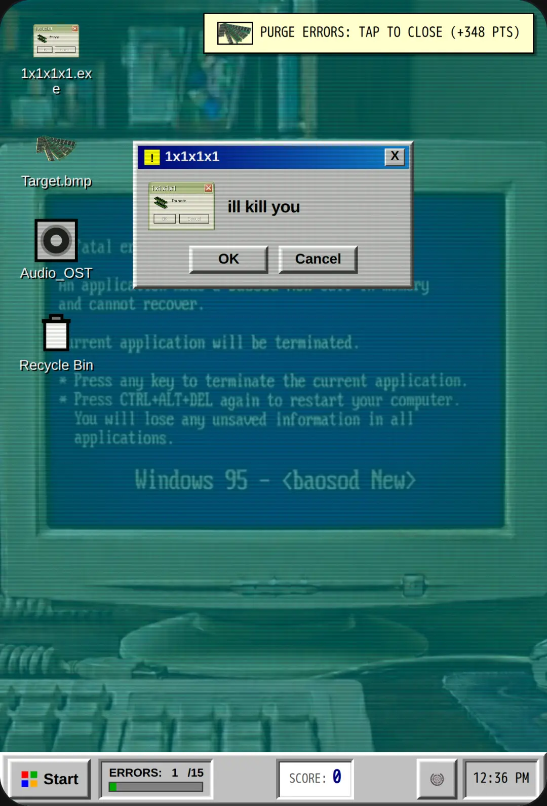 1x1x1x1 Error Purge cover