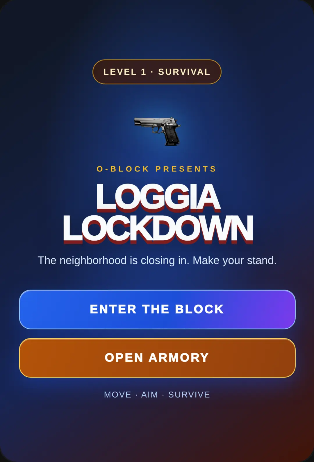 Robert Loggia 3D: Suburbs Survival cover