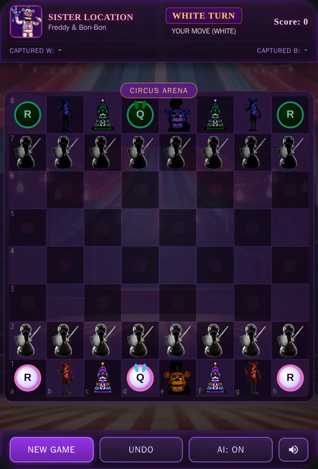FNaF Circus Chess cover