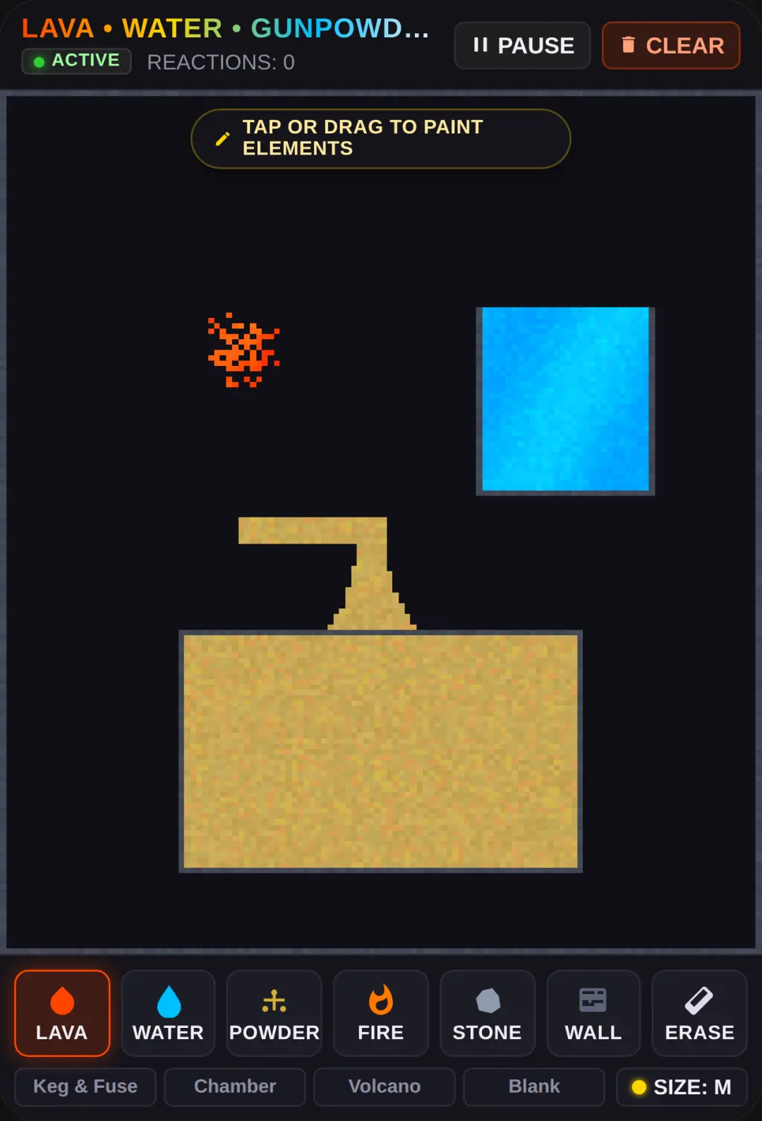 Lava Water Gunpowder Sandbox cover