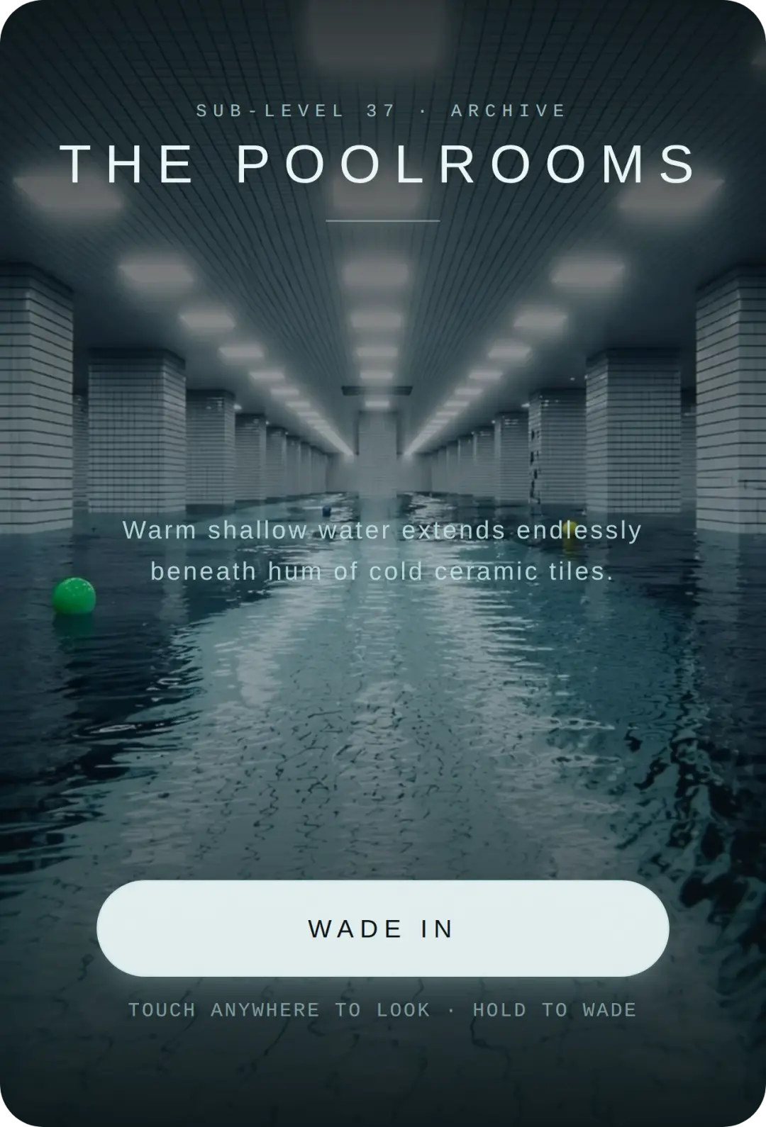 THE POOLROOMS cover