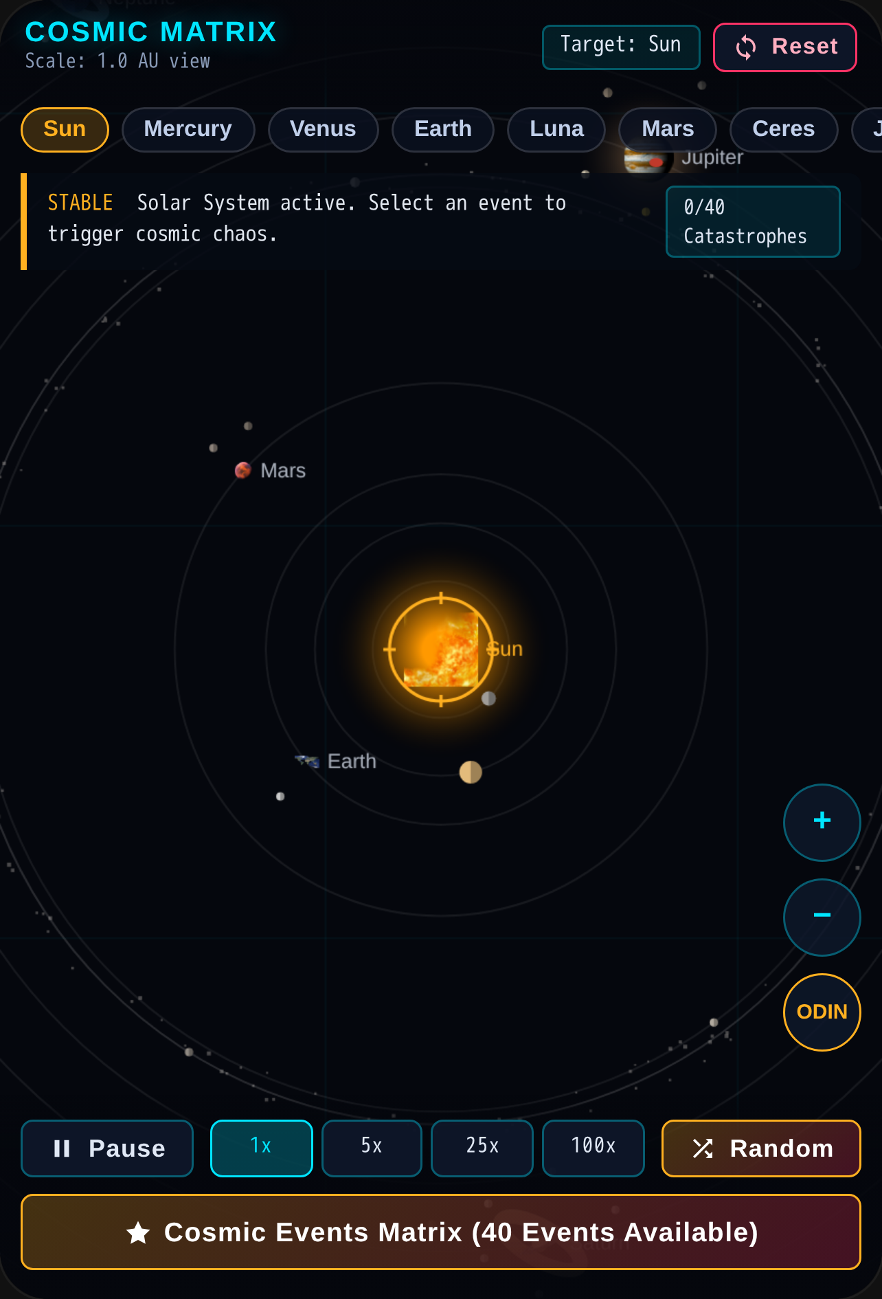 Solar System Chaos: Cosmic Event Matrix cover