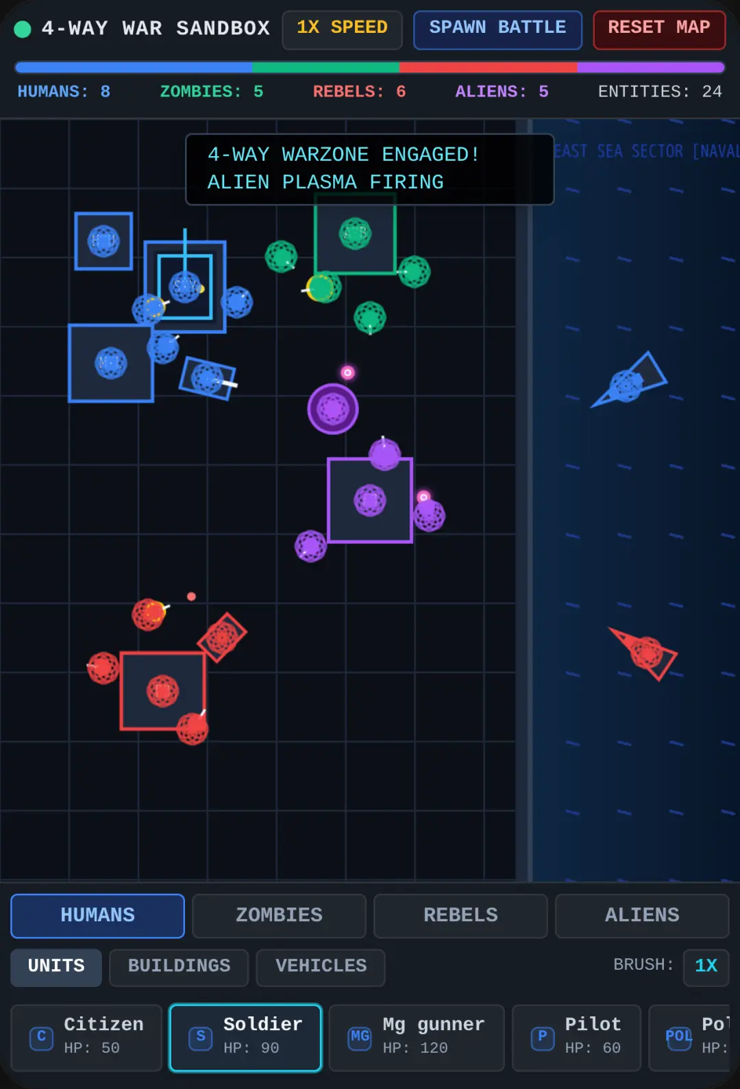 World Sandbox: 4-Way War cover