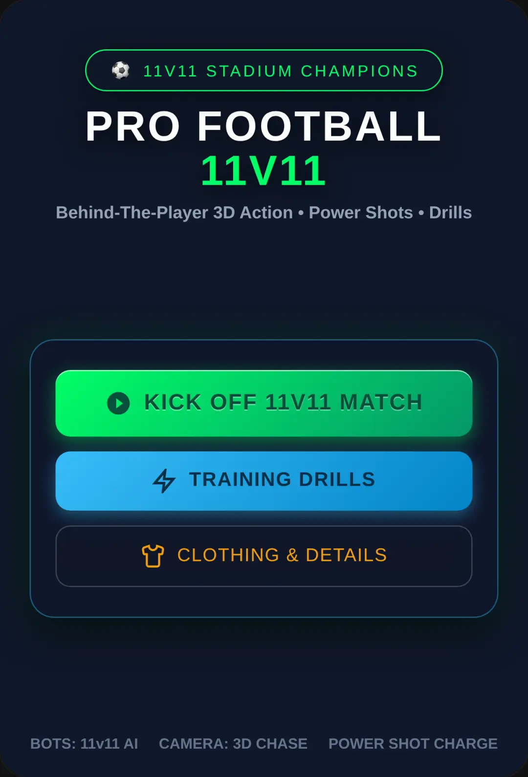 PRO FOOTBALL 11v11 cover