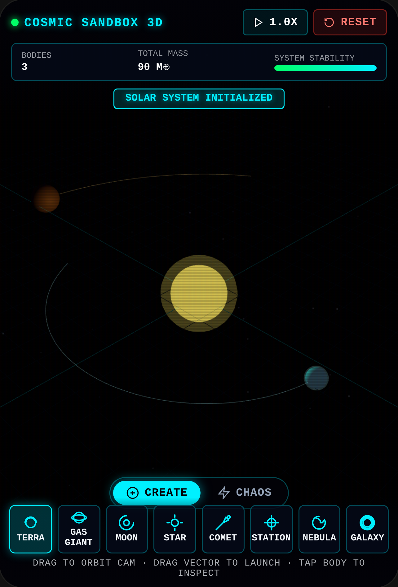 Cosmic Sandbox 3D - Solar System Simulator and Smash cover