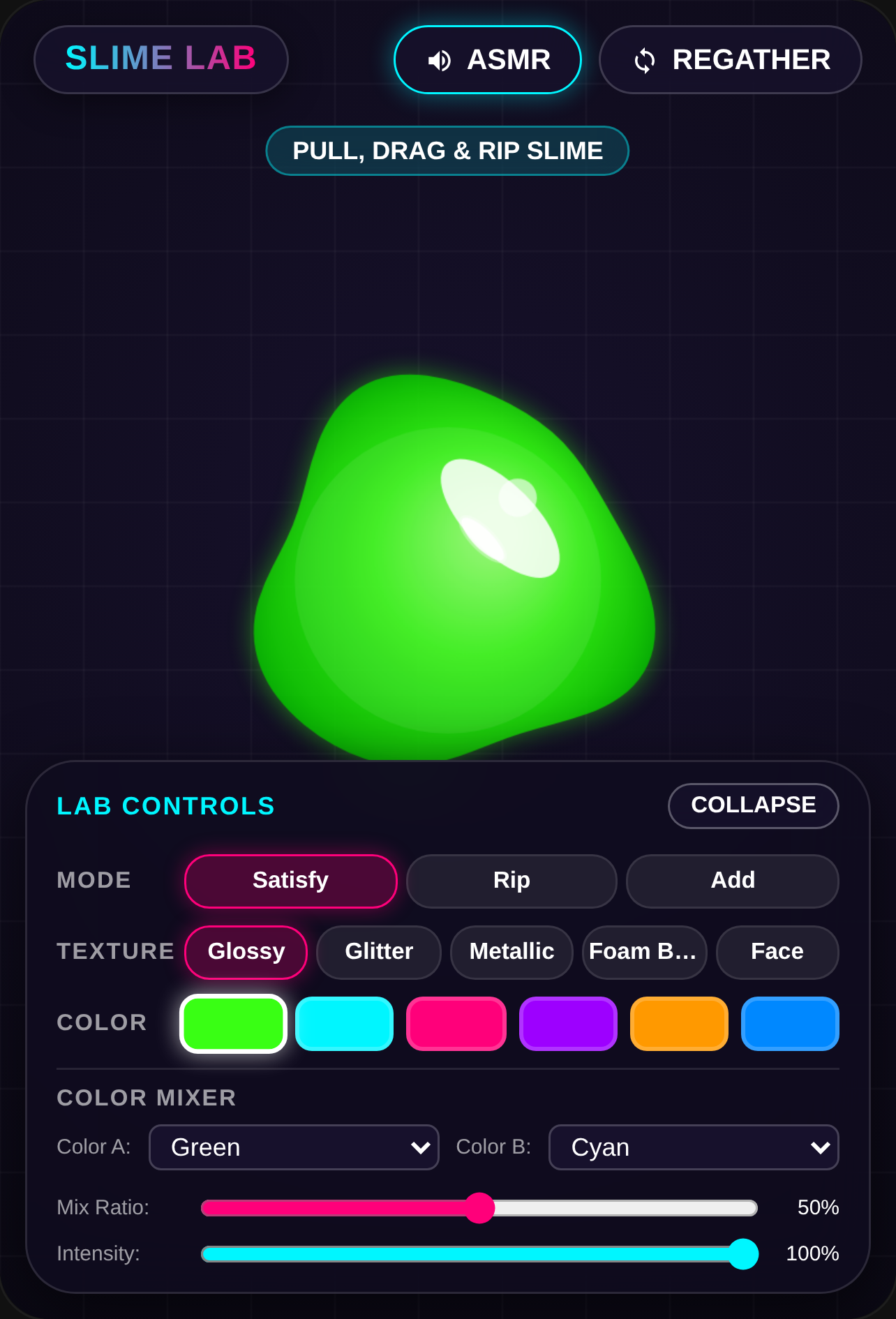 Satisfying Slime Lab cover