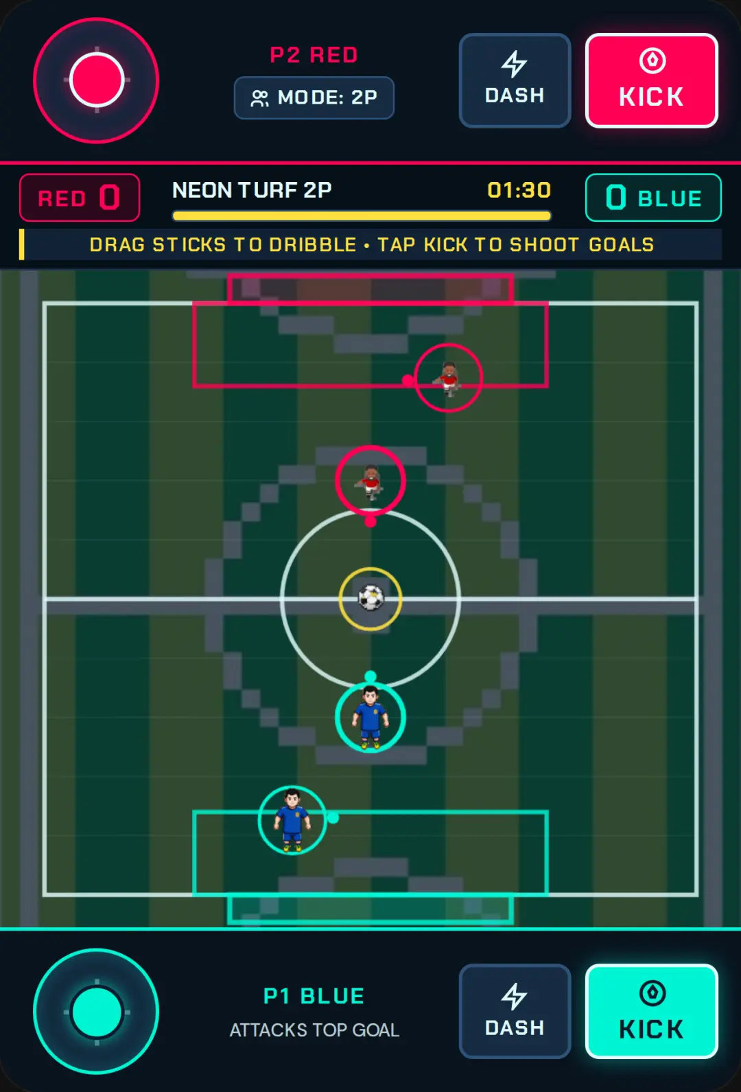 Neon Turf 2P Football cover