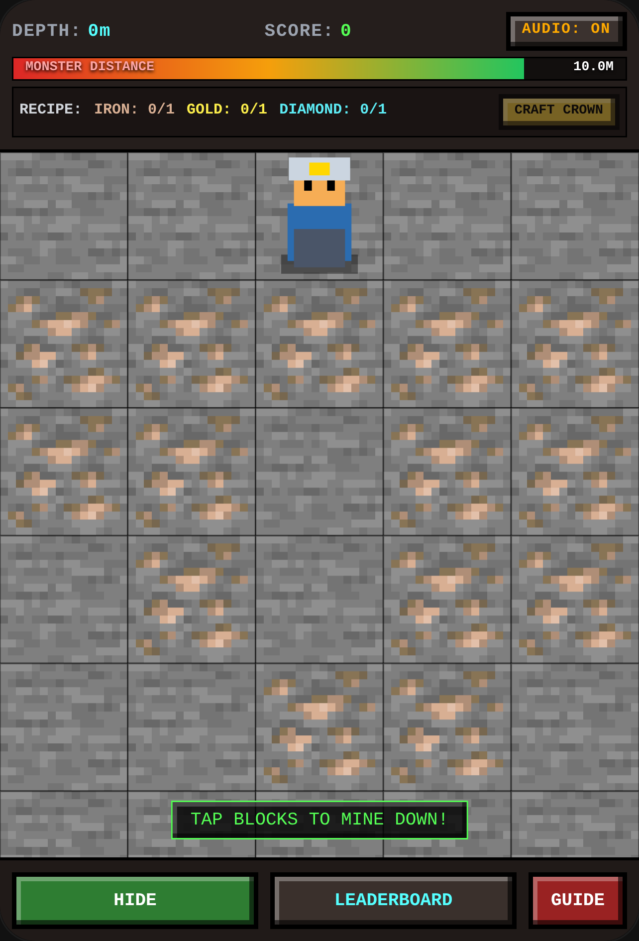 Infinite Miner vs Monster cover