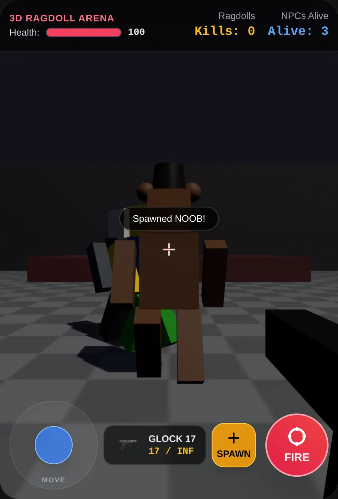 3D Ragdoll Sandbox: Glock vs Freddy & Ala cover