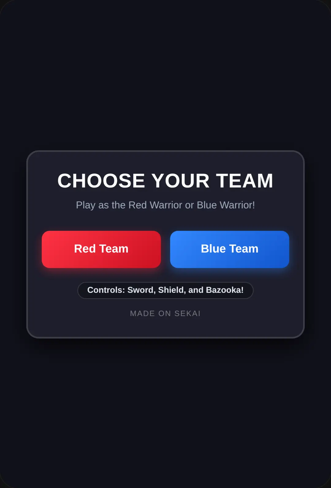 Red vs Blue: Team Battle cover