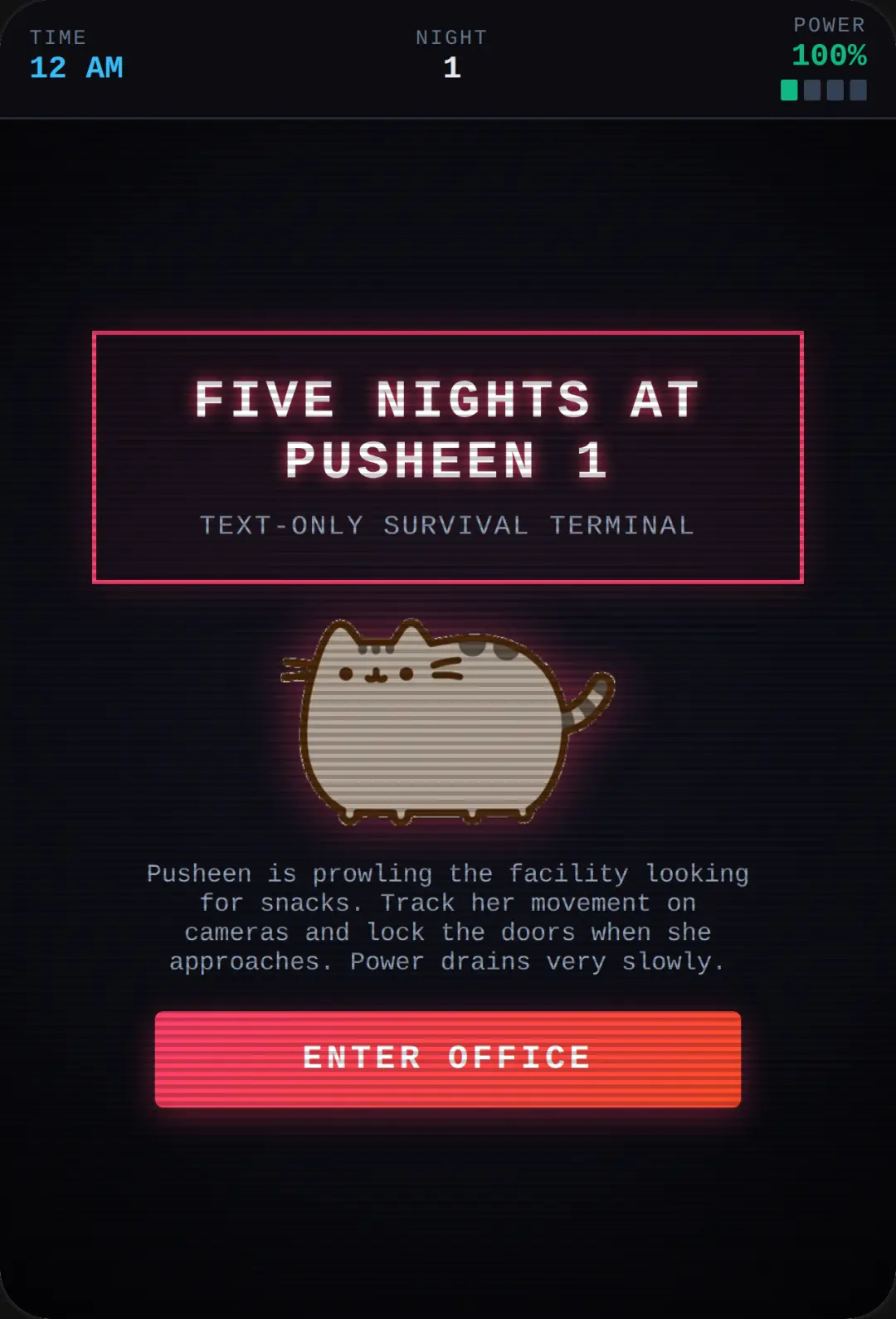 Five Nights at Pusheen 1 cover