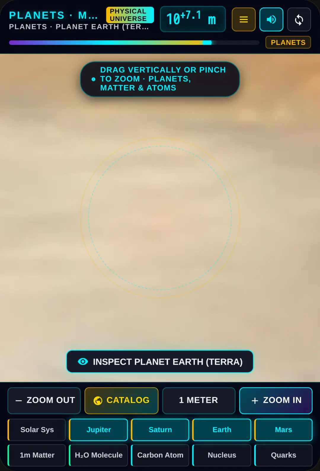 Planets · Matter · Atoms · Powers of Ten Explorer cover