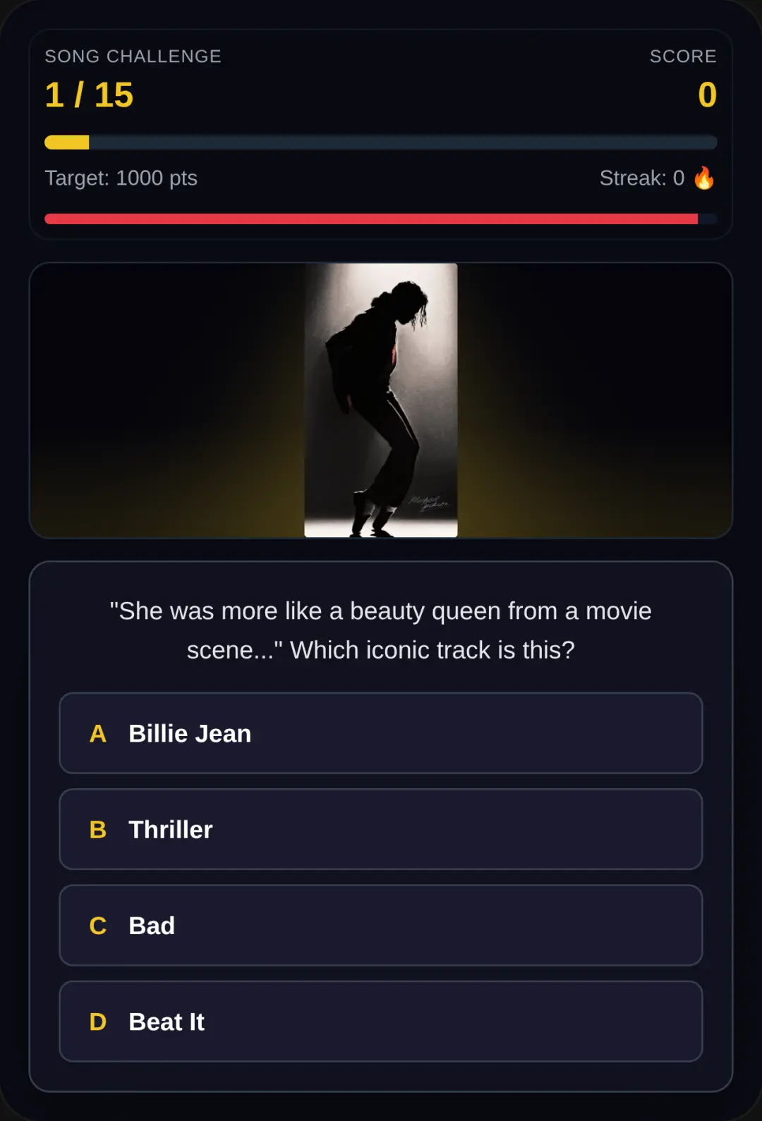 Michael Jackson Trivia Challenge cover