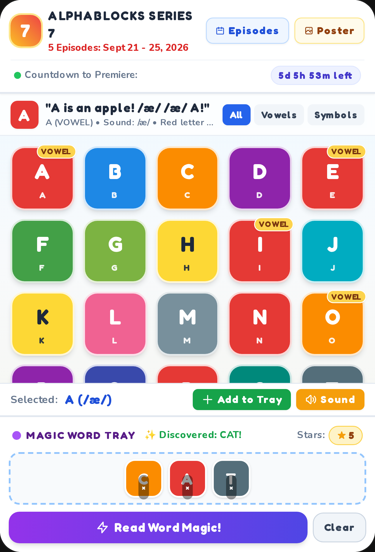 Alphablocks Series 7 - Magic Phonics & Symbols cover