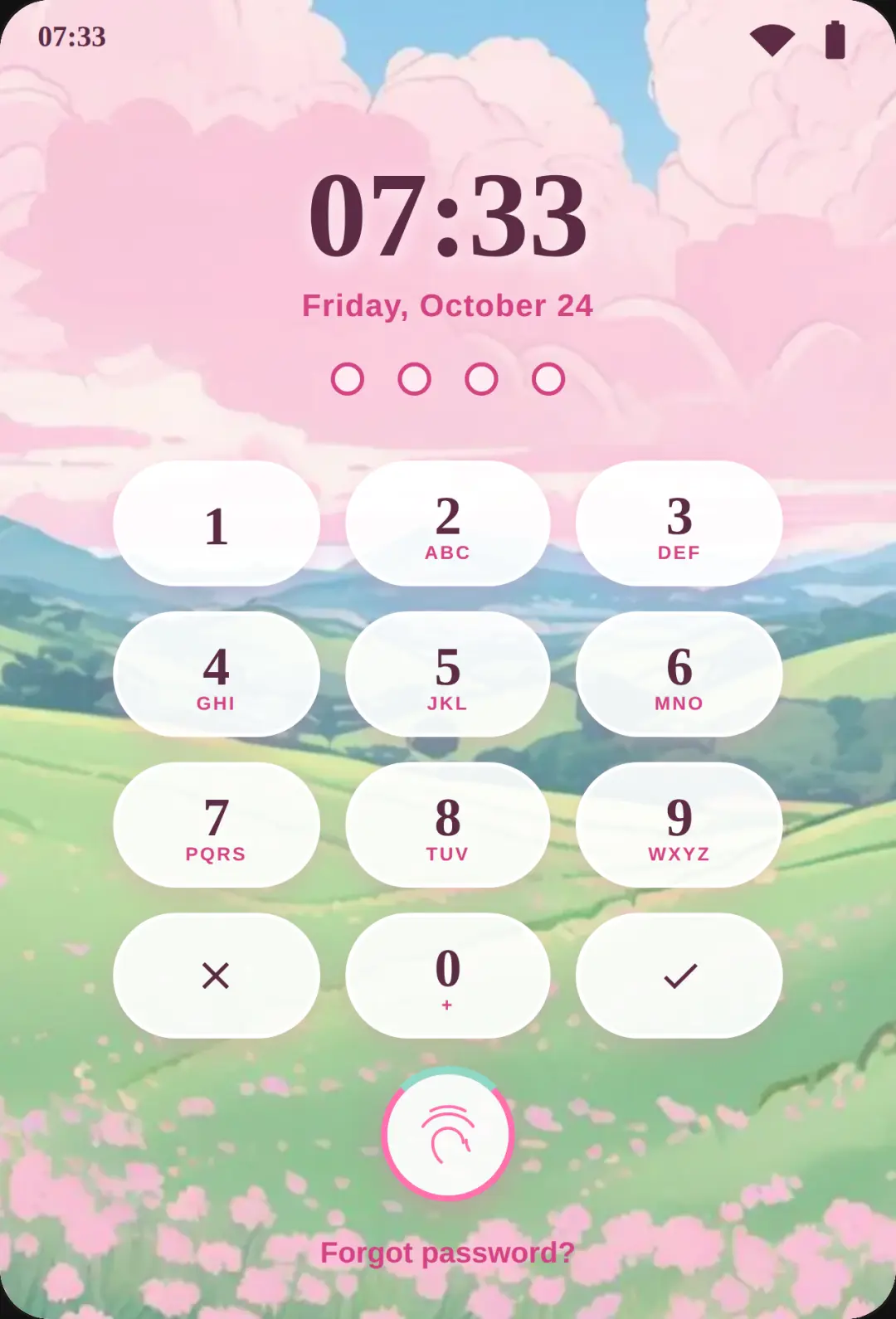 Pink Phone cover