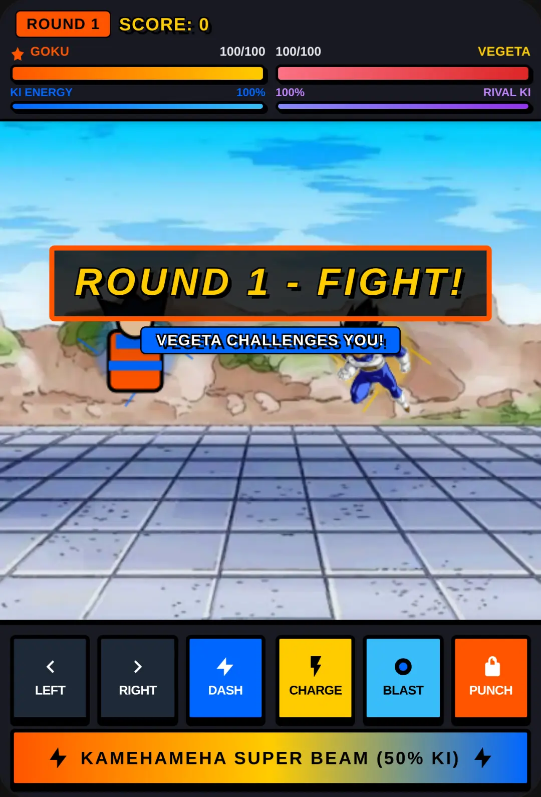 Goku Ki Battle - Anime Martial Arts Combat cover