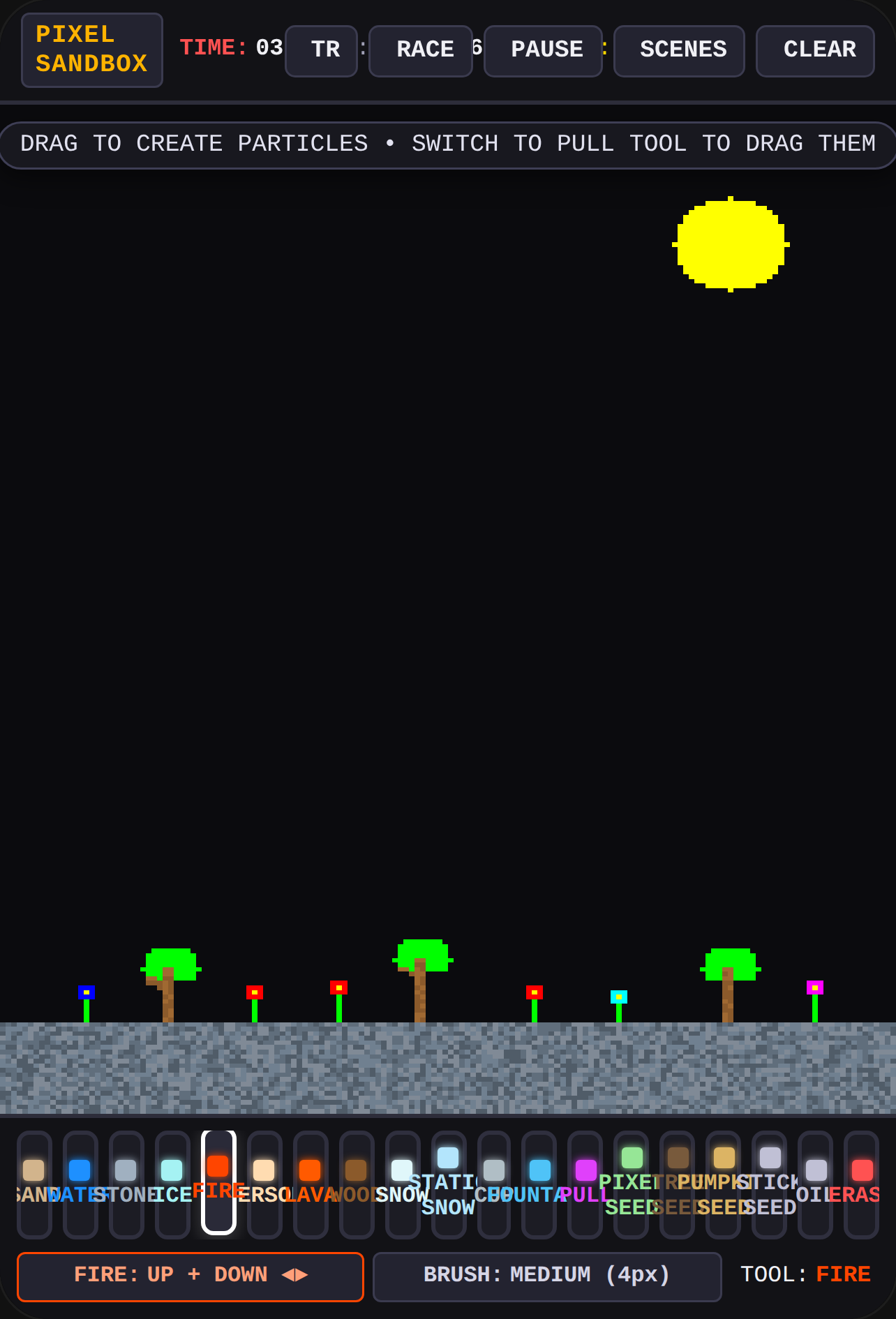 Pixel Sandbox - Elements Physics Simulator cover