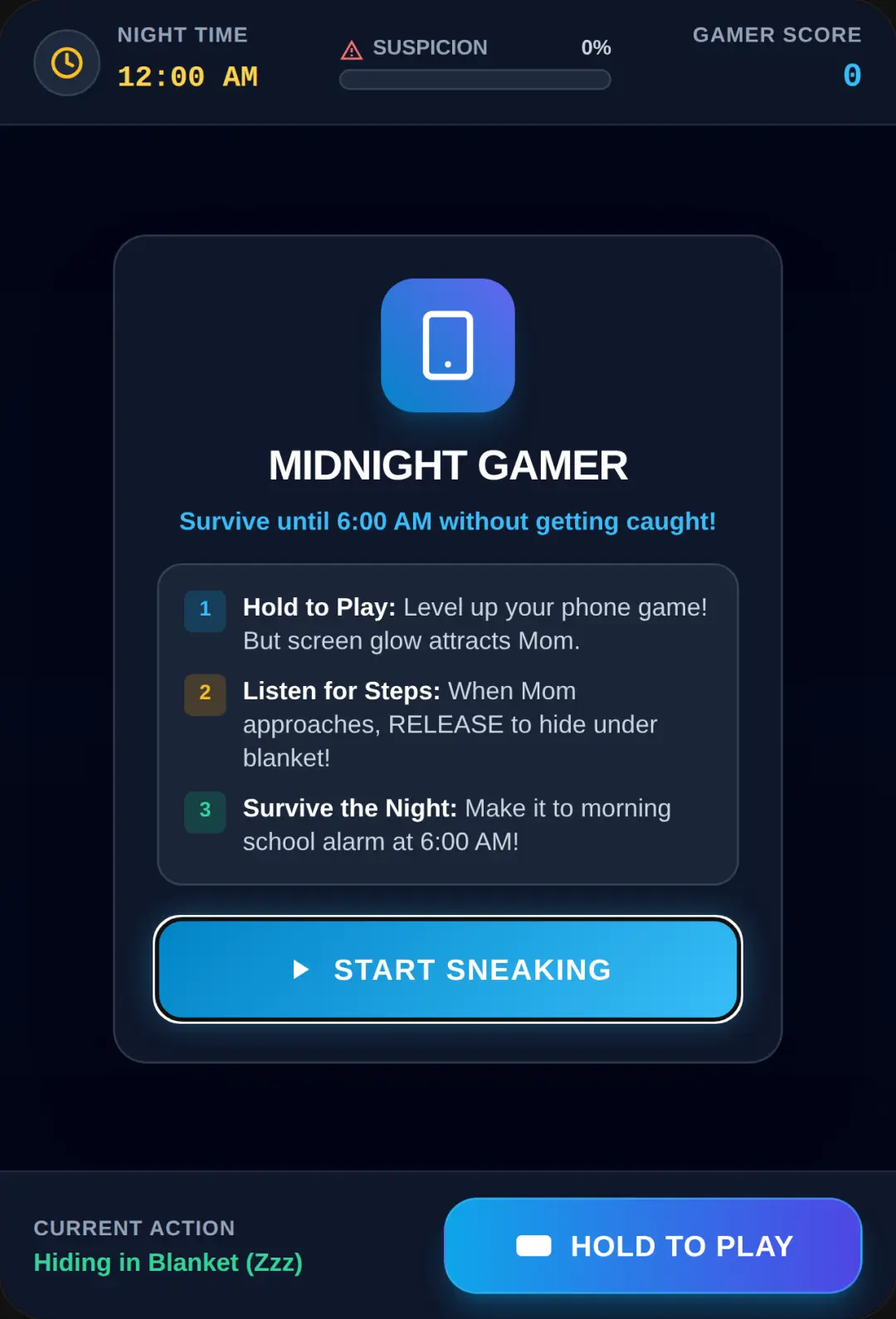 Midnight Gamer: Don't Wake Mom! cover