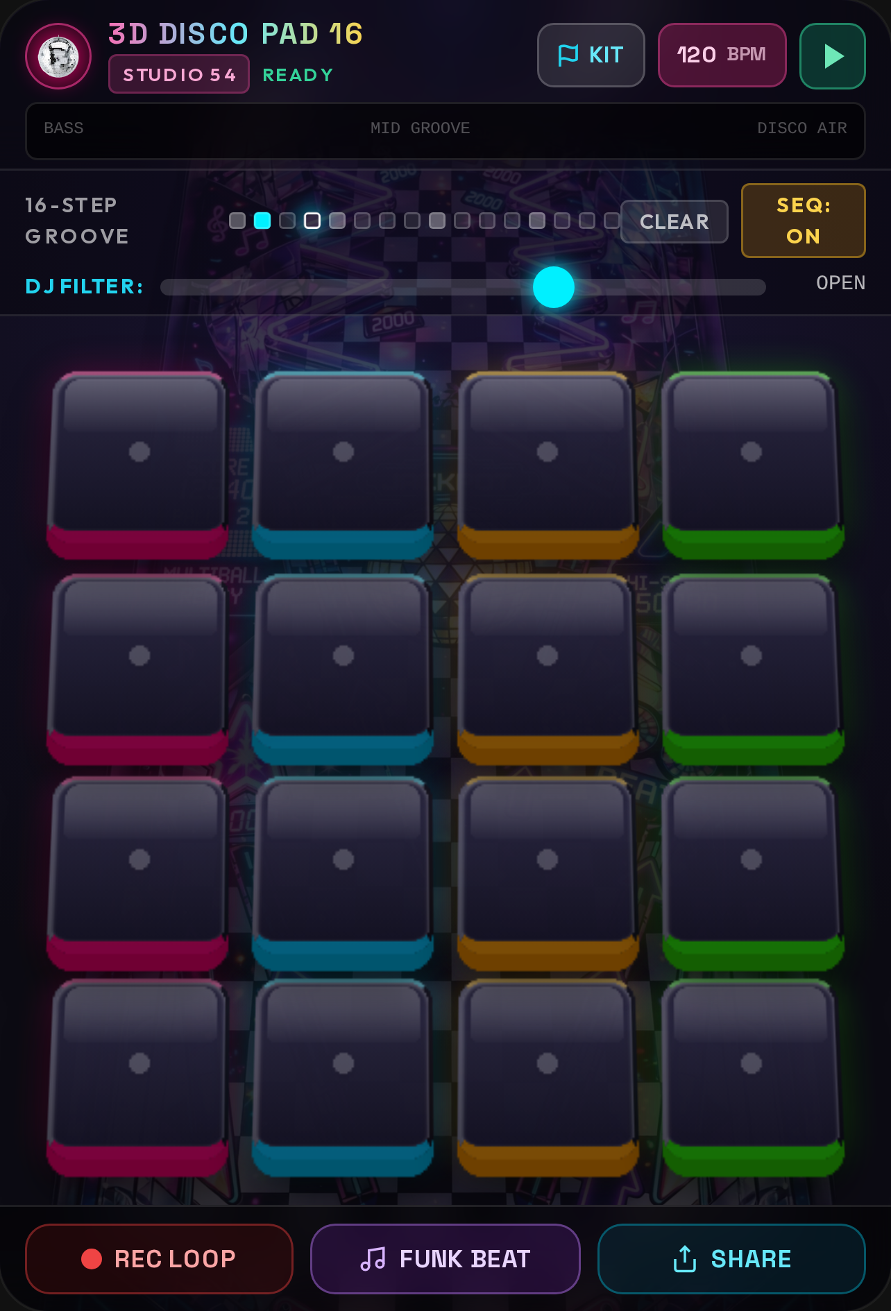 3D Disco Pad Beat Maker cover