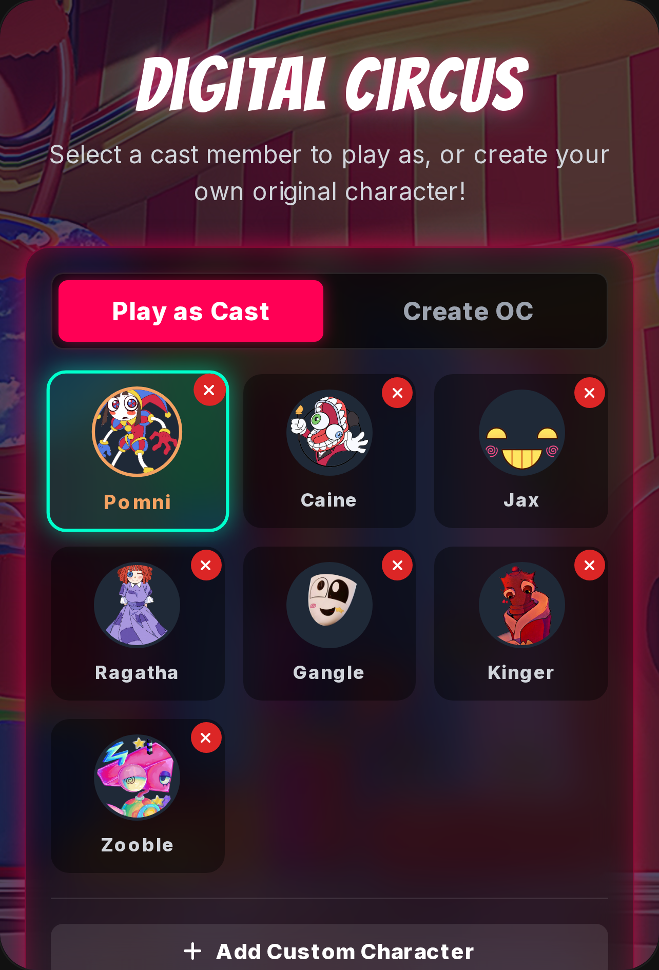 Digital Circus Group chat cover