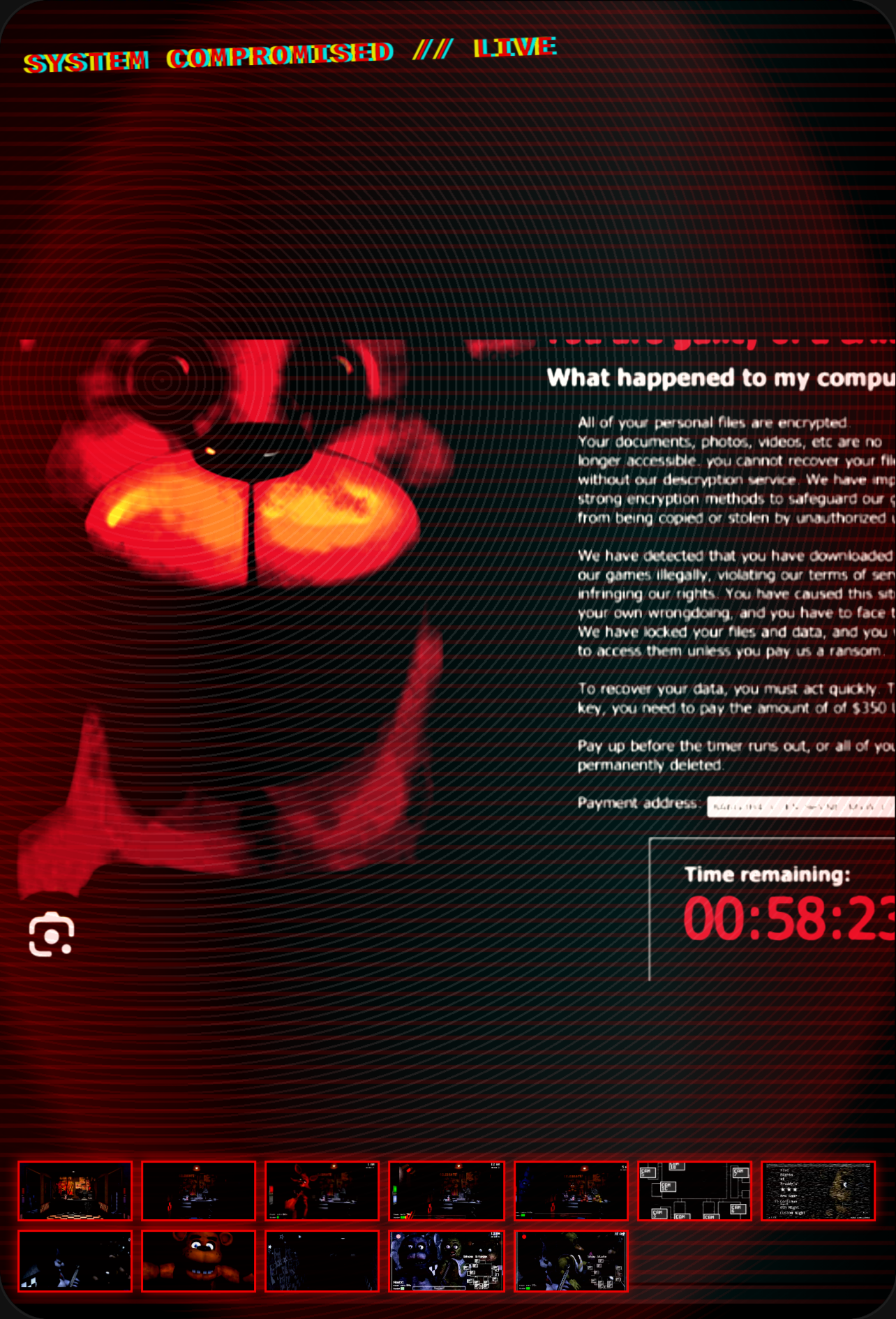 Five Nights at Freddy's(NOT A RANSOMWARE!) cover