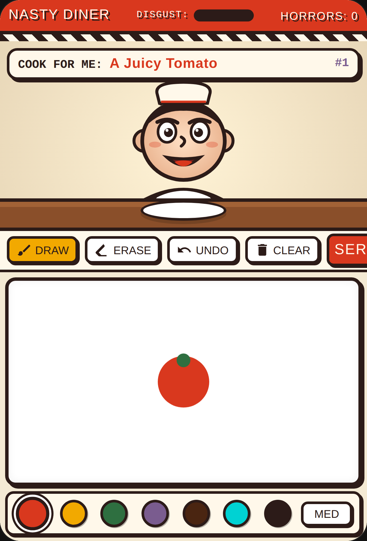 Make a vegetable or fruit for greedy noob cover