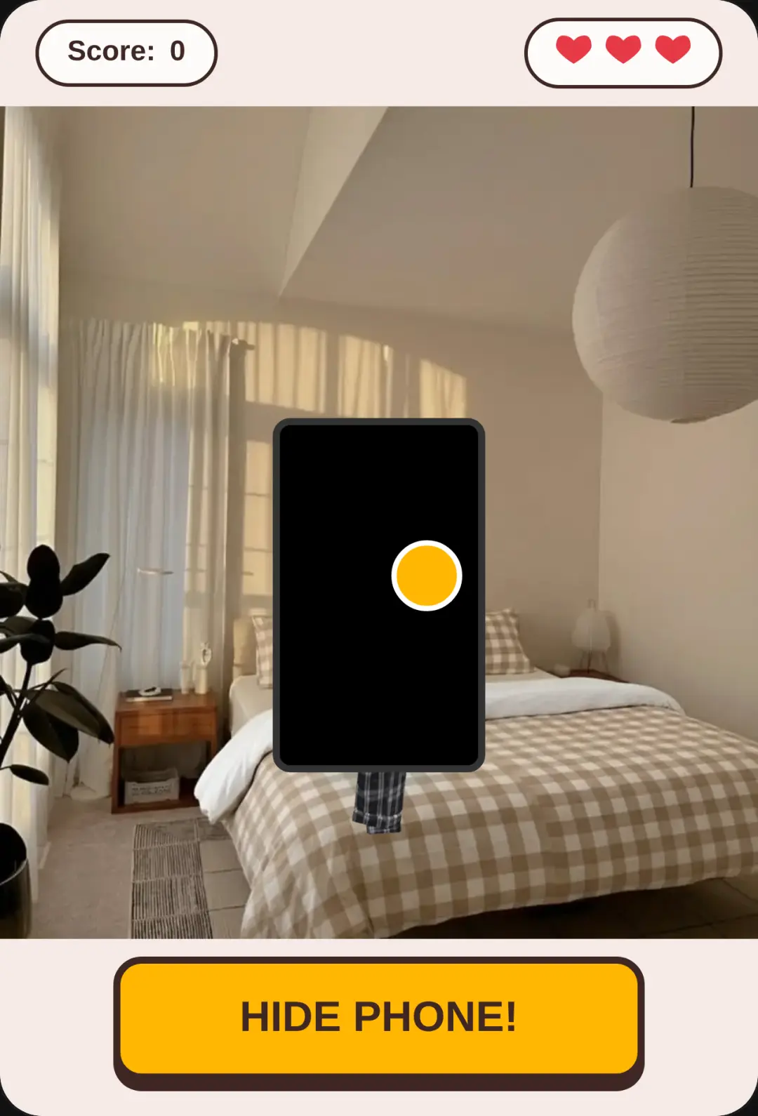 Hide your phone cover
