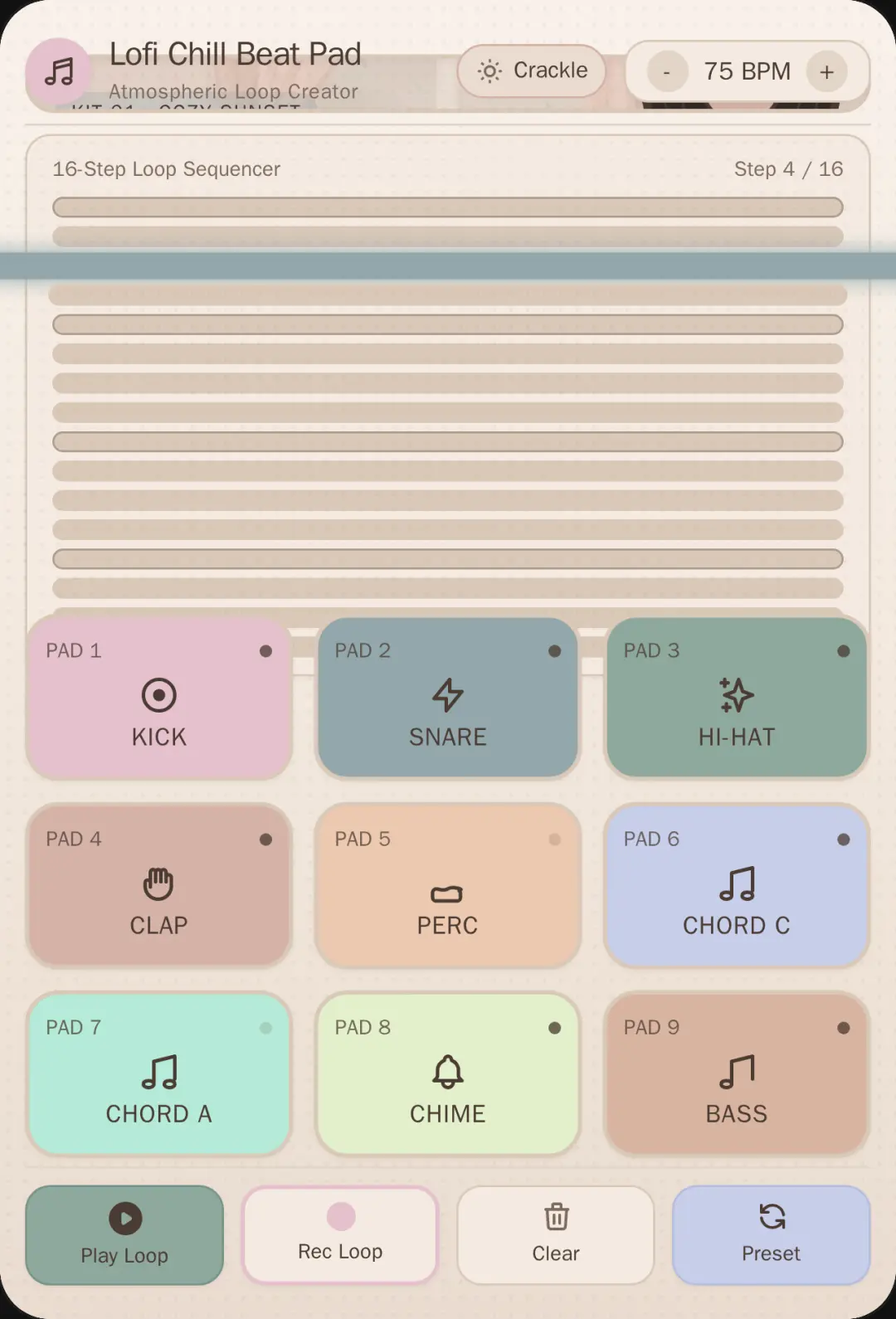 Lofi Chill Beat Pad cover
